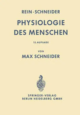 Rein / Schneider |  Einführung in die Physiologie des Menschen | eBook | Sack Fachmedien