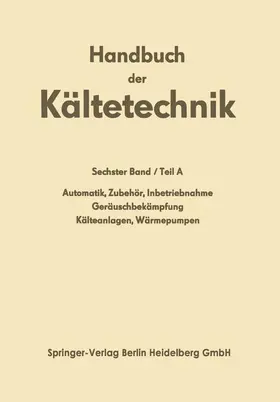 Cube |  Automatik · Zubehör · Inbetriebnahme Geräuschbekämpfung Kälteanlagen · Wärmepumpen | Buch |  Sack Fachmedien