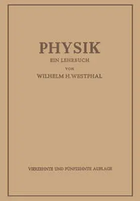 Westphal |  Physik | eBook | Sack Fachmedien