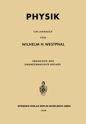 Westphal |  Physik | eBook | Sack Fachmedien