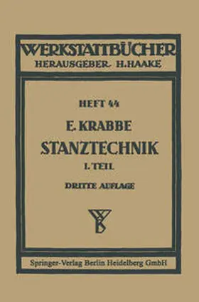 Krabbe |  Stanztechnik | eBook | Sack Fachmedien