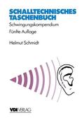Schmidt |  Schalltechnisches Taschenbuch | Buch |  Sack Fachmedien