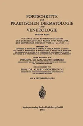 Marchionini |  Fortschritte der Praktischen Dermatologie und Venerologie | eBook | Sack Fachmedien