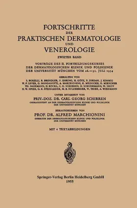Marchionini |  Fortschritte der Praktischen Dermatologie und Venerologie | Buch |  Sack Fachmedien