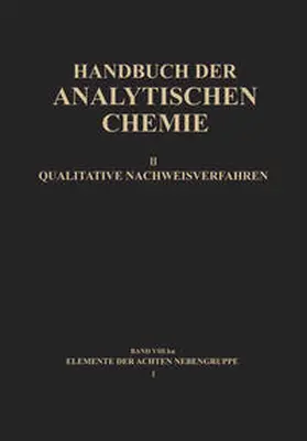  Elemente der Achten Nebengruppe I | eBook | Sack Fachmedien
