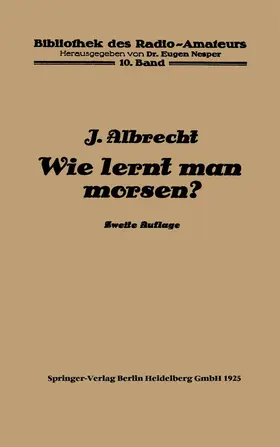 Albrecht |  Wie lernt man morsen? | Buch |  Sack Fachmedien