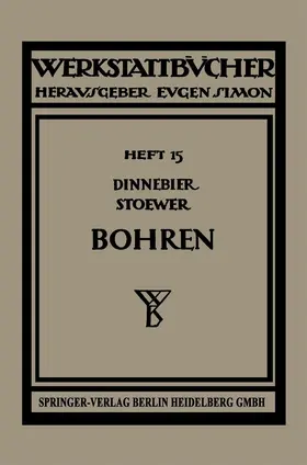 Dinnebier / Stoewer | Bohren | Buch | 978-3-662-30683-3 | www.sack.de