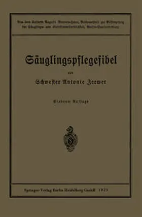 Zerwer / Langstein |  Säuglingspflegefibel | eBook | Sack Fachmedien
