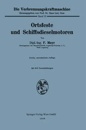 Mayr |  Ortsfeste und Schiffsdieselmotoren | eBook | Sack Fachmedien