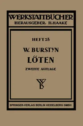 Burstyn |  Das Löten | eBook | Sack Fachmedien