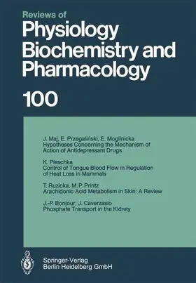 Adrian / Trendelenburg / Ullrich |  Reviews of Physiology, Biochemistry and Pharmacology | Buch |  Sack Fachmedien