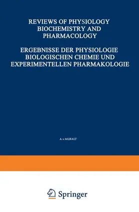 Kramer / Krayer / Weber |  Ergebnisse der Physiologie Biologischen Chemie und Experimentellen Pharmakologie / Reviews of Physiology Biochemistry and Experimental Pharmacology | Buch |  Sack Fachmedien