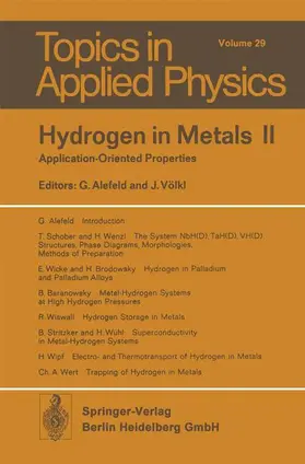 Alefeld / Völkl |  Hydrogen in Metals II | Buch |  Sack Fachmedien