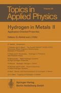 Alefeld / Völkl |  Hydrogen in Metals II | Buch |  Sack Fachmedien