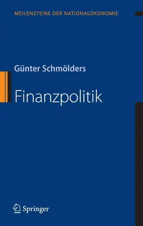 Schmölders |  Finanzpolitik | Buch |  Sack Fachmedien