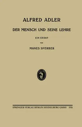 Sperber |  Alfred Adler | eBook | Sack Fachmedien