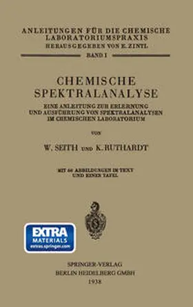 Seith / Ruthardt |  Chemische Spektralanalyse | eBook | Sack Fachmedien