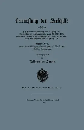 Inneren | Vermessung der Seeschiffe | Buch | 978-3-662-31783-9 | www.sack.de