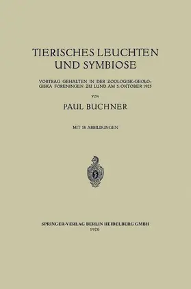 Buchner |  Tierisches Leuchten und Symbiose | Buch |  Sack Fachmedien