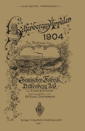 Dieterich | Helfenberger Annalen 1904 | Buch | 978-3-662-32079-2 | sack.de