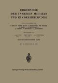 Langstein / Schittenhelm / Meyer |  Ergebnisse der Inneren Medizin und Kinderheilkunde | Buch |  Sack Fachmedien