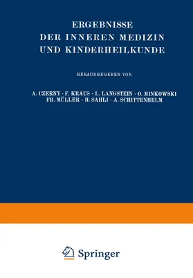 Langstein / Meyer / Schittenhelm |  Ergebnisse der Inneren Medizin und Kinderheilkunde | Buch |  Sack Fachmedien