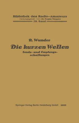Wunder | Die kurzen Wellen | Buch | 978-3-662-32360-1 | www.sack.de