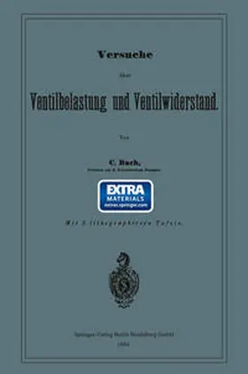 Bach |  Versuche über Ventilbelastung und Ventilwiderstand | eBook | Sack Fachmedien