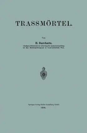Burchartz |  Trassmörtel | eBook | Sack Fachmedien
