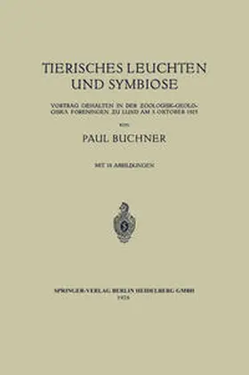 Buchner |  Tierisches Leuchten und Symbiose | eBook | Sack Fachmedien