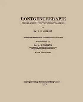Schmidt / Hessmann |  Röntgentherapie | eBook | Sack Fachmedien