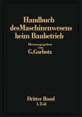 Garbotz |  Handbuch des Maschinenwesens beim Baubetrieb | eBook | Sack Fachmedien