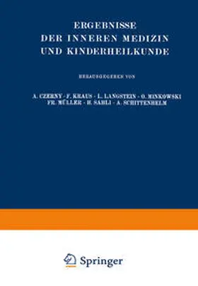 Langstein / Meyer / Schittenhelm |  Ergebnisse der Inneren Medizin und Kinderheilkunde | eBook | Sack Fachmedien