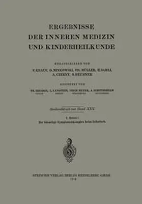Langstein / Meyer / Schittenhelm |  Der bösartige Symptomenkomplex beim Scharlach | eBook | Sack Fachmedien