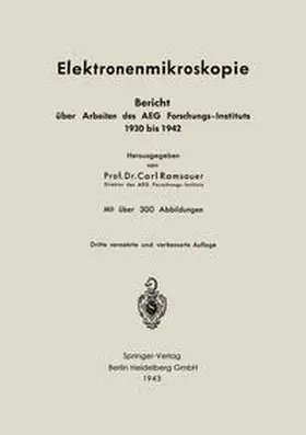 Ramsauer |  Elektronenmikroskopie | eBook | Sack Fachmedien