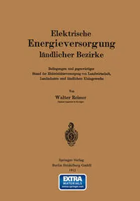 Reisser |  Elektrische Energieversorgung ländlicher Bezirke | eBook | Sack Fachmedien