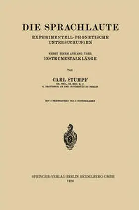 Stumpf |  Die Sprachlaute | eBook | Sack Fachmedien