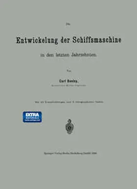Busley |  Die Entwickelung der Schiffsmaschine in den letzten Jahrzehnten | eBook | Sack Fachmedien