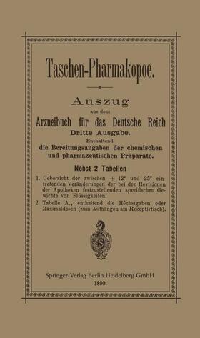 Julius Springer Verlag | Taschen-Pharmakopoe | Buch | 978-3-662-33439-3 | sack.de