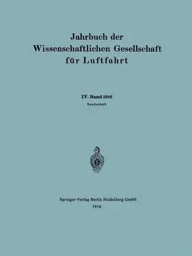 Jahrbuch der Wissenschaftlichen Gesellschaft für Luftfahrt | Buch | 978-3-662-33539-0 | www.sack.de