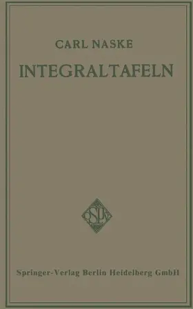 Naske |  Integraltafeln | Buch |  Sack Fachmedien