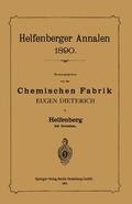 Dieterich |  Helfenberger Annalen 1890 | Buch |  Sack Fachmedien