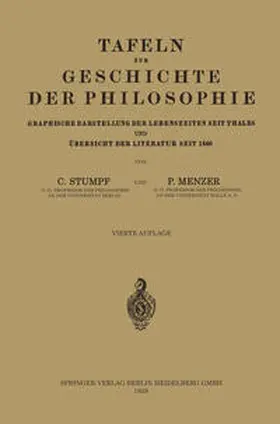 Stumpf / Menzer |  Tafeln zur Geschichte der Philosophie | eBook | Sack Fachmedien