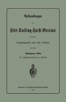 Dereine |  Verhandlungen des Hils-Solling-Forst-Vereins | eBook | Sack Fachmedien