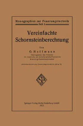 Hoffmann |  Vereinfachte Schornsteinberechnung | eBook | Sack Fachmedien