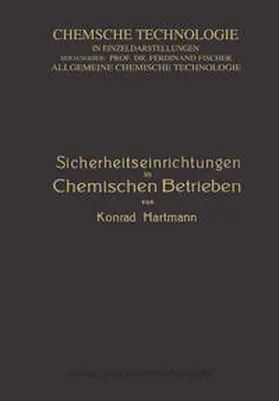 Hartmann |  Sicherheitseinrichtungen in Chemischen Betrieben | eBook | Sack Fachmedien