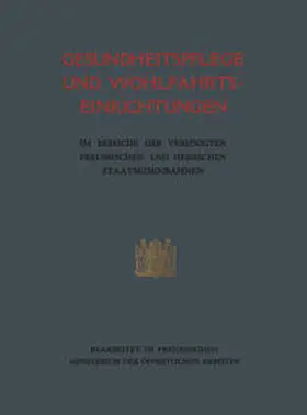  Gesundheitspflege und Wohlfahrtseinrichtungen | eBook | Sack Fachmedien