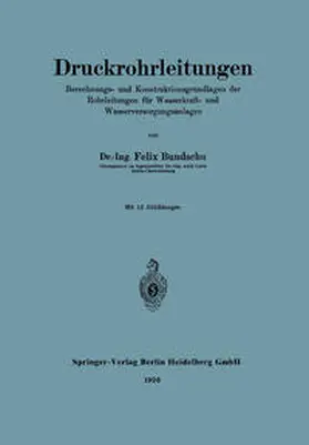 Bundschu |  Druckrohrleitungen | eBook | Sack Fachmedien