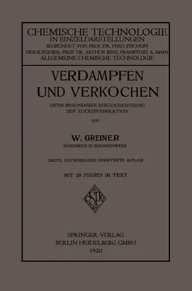 Greiner | Verdampfen und Verkochen | Buch | 978-3-662-34174-2 | www.sack.de