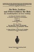 Wenzel |  Die Beiz-, Lackier- und Polierverfahren für Holz ihre Gesundheitsgefahren und deren Verhütung | Buch |  Sack Fachmedien